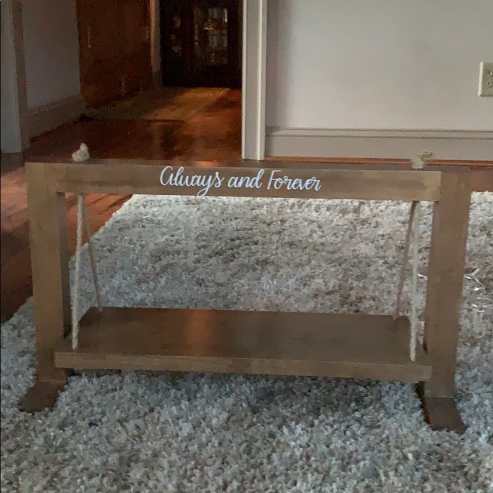 Wooden Cupcake swing